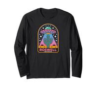 Alien Area 51 Extraterrestrial Event UFO Maglia a Manica