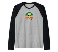 Alien Area 51 Extraterrestrial Event UFO Party Maglia con Maniche Raglan
