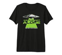Alien Astronave UFO Non Siamo Soli Disco Volante Maglietta Premium