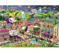 Alien Attack Sci-Fi Classics 1000-Piece Jigsaw Puzzle for Adults Interactive B
