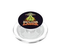 Alien Beer UFO Retro Fantascienza Lager Umorismo PopSockets PopGrip per MagSafe