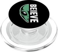 Alien Believe Segno UFO Divertente Per UFO Divertente Alien Credenti UFOS PopSockets PopGrip per MagSafe