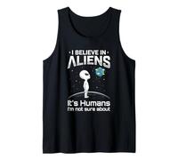 Alien Believer UFO Amante dello Spazio Extraterrestre Canotta