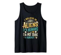 Alien Believer UFO Amante dello Spazio Extraterrestre Canotta