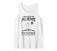Alien Believer UFO Amante dello Spazio Extraterrestre Canotta
