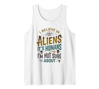 Alien Believer UFO Amante dello Spazio Extraterrestre Canotta