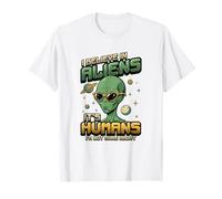 Alien Believer UFO Amante dello Spazio Extraterrestre Maglietta