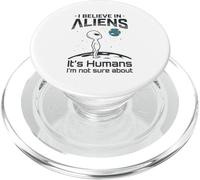 Alien Believer UFO Amante dello Spazio Extraterrestre PopSockets PopGrip per MagSafe