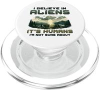 Alien Believer UFO Amante dello Spazio Extraterrestre PopSockets PopGrip per MagSafe