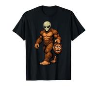 Alien Bigfoot Costume Sasquatch Credenti extraterrestri Maglietta