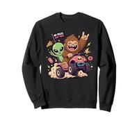 Alien Bigfoot No 'Rules Just Vibes Funny Cryptid Felpa