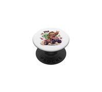 Alien Bigfoot No 'Rules Just Vibes Funny Cryptid PopSockets PopGrip Adesivo