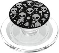 Alien Candy Spazio Design Divertente Teoria della Cospirazione PopSockets PopGrip per MagSafe