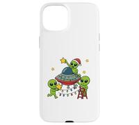 Alien Christmas Party Design natalizio per bambini Custodia per iPhone 15 Plus