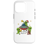 Alien Christmas Party Design natalizio per bambini Custodia per iPhone 16 Pro