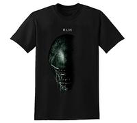 Alien Covenant Run Alien Printed T-Shirt Fashion Unisex Tops Shirt Short Sleeve Streetwear for Men Size XL