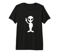 Alien Disclosre/UFO o UAP Peace Sign Crop Circle Design Maglietta Premium