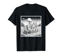 Alien Dog Burger Strano Alien Scena Fiction Maglietta