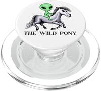 Alien Equitazione Un Pony Cavallo Selvaggio Pony Verde Alieno PopSockets PopGrip per MagSafe