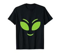 Alien Face Smile Monster Cool Novelty Gifts Maglietta