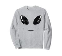 Alien Face Space - Costume Divertente per Halloween, per Uomini, Bambini, Alieni Felpa