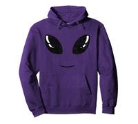 Alien Face Space - Costume Divertente per Halloween, per Uomini, Bambini, Alieni Felpa con Cappuccio