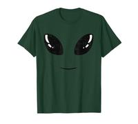 Alien Face Space - Costume Divertente per Halloween, per Uomini, Bambini, Alieni Maglietta