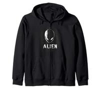 Alien Graphic per un'avventura nell'era spaziale Felpa con Cappuccio