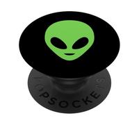 Alien Head Graphic Pocket UFO Credenti e fan dello spazio PopSockets PopGrip Adesivo