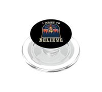 Alien Hunter UFO Area 51 Credi all'incontro con un disco PopSockets PopGrip per MagSafe