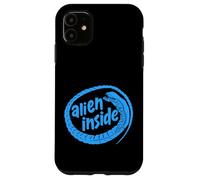 'Alien Inside' Funny Xenomorph Sci-fi Earth Movie Design Custodia per iPhone 11