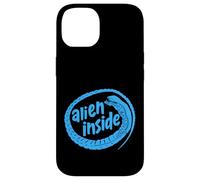 'Alien Inside' Funny Xenomorph Sci-fi Earth Movie Design Custodia per iPhone 14