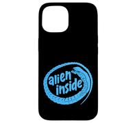 'Alien Inside' Funny Xenomorph Sci-fi Earth Movie Design Custodia per iPhone 15
