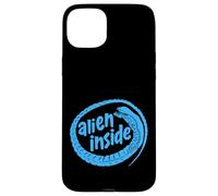 'Alien Inside' Funny Xenomorph Sci-fi Earth Movie Design Custodia per iPhone 15 Plus