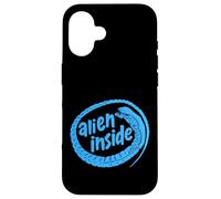 'Alien Inside' Funny Xenomorph Sci-fi Earth Movie Design Custodia per iPhone 16