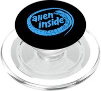 'Alien Inside' Funny Xenomorph Sci-fi Earth Movie Design PopSockets PopGrip per MagSafe