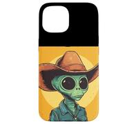 Alien Outlaw per un Wild Space Ride e Cowboys Custodia per iPhone 15