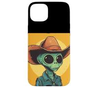 Alien Outlaw per un Wild Space Ride e Cowboys Custodia per iPhone 15 Plus
