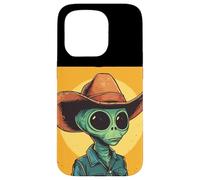Alien Outlaw per un Wild Space Ride e Cowboys Custodia per iPhone 15 Pro