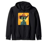 Alien Outlaw per un Wild Space Ride e Cowboys Felpa con Cappuccio