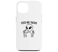 Alien Peace Love Tacos Tee - Funny UFO Food Lover tees Custodia per iPhone 13