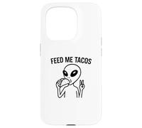 Alien Peace Love Tacos Tee - Funny UFO Food Lover tees Custodia per iPhone 15 Pro