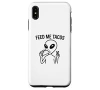 Alien Peace Love Tacos Tee - Funny UFO Food Lover tees Custodia per iPhone XS Max