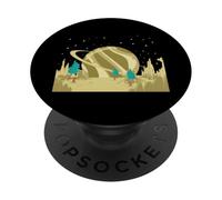 Alien Planet Paesaggio con Strano Flora PopSockets PopGrip Adesivo