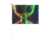 Alien Planet Stampa Bandiera Palmare Leggero Festival Bandiere Indoor Outdoor Decor Parata Party Eventi