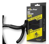 Alien Pros Nastro Manubrio Bici Nero Nuovo Modello EP+ (Set di 2) - Avvolgi la Tua Bici per Una Guida Comoda e Fantastica - Migliora la Presa della Bici