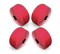 Alien Pros Nastro Manubrio Bici PU (Set di 4, Rosso) Nero Rosso Bianco Blu Rosa Verde - Avvolgi la Tua Bici per Una Fantastica e Confortevole Corsa