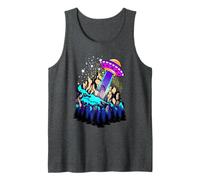 Alien Rapimento Regalo Extraterrestri Artistico UFO Canotta