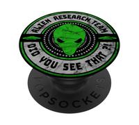 Alien Research Team | NHI Aliens UAPs Orbs Extraterrestrial PopSockets PopGrip Adesivo