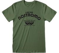 Alien - Retro Nostromo - T-Shirt Olive - XL, Oliva, XL